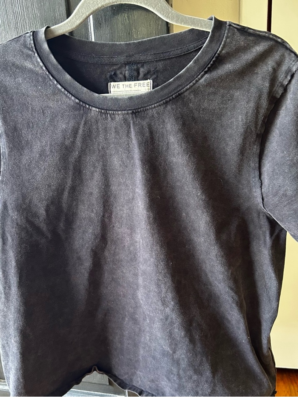 We The Free Black Short Sleeve Women’s Crewneck Tee